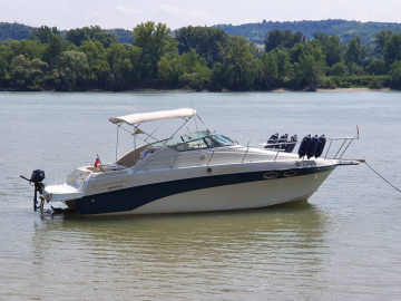 CROWNLINE 26 kajutová motorová yachta s přívesem