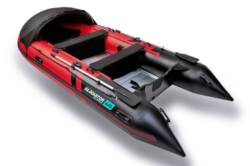 Gladiator Active C420 AL nafukovací člun s hliníkovou podlahou - červeno-černý