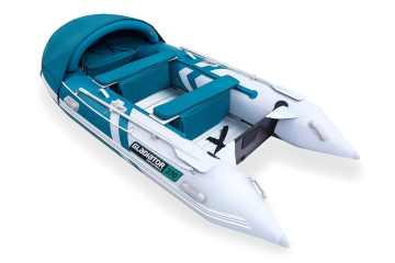 Gladiator Active C370 AL nafukovací člun s hliníkovou podlahou - bílo-zelený