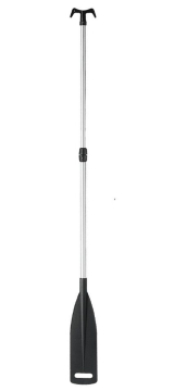 Teleskopické hliníkové pádlo s lodním hákem 120-180 cm, Ø 25/30 mm