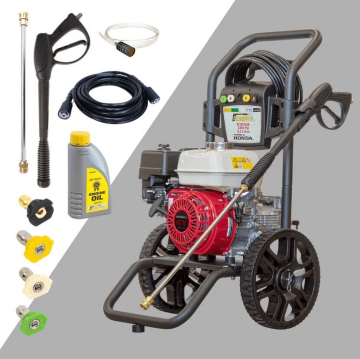 Waspper W3200HA benzínová vysokotlaková myčka, Honda, 6,5 HP, 220 bar/3.200 PSI