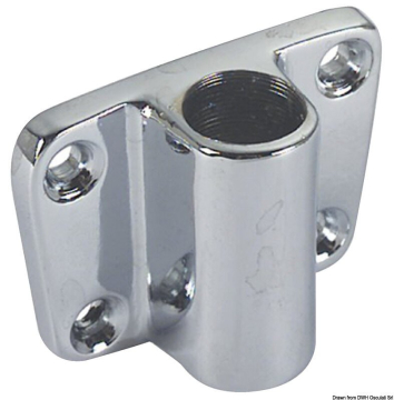 Držák vidlice na veslo 50x38x21mm, otvor Ø12 mm - boční montáž