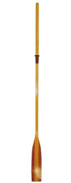 Veslo z tvrdého dřeva se zakřivenou čepelí 220 cm, Ø37mm, manžeta Ø44 mm