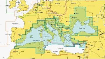 43XGXL9 - SD karta - Již.Eur.,Střed.m.,Černé m.,řeka Dunaj