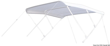 Bimini SHADE MASTER stříška na člun - šířka 185-215 cm
