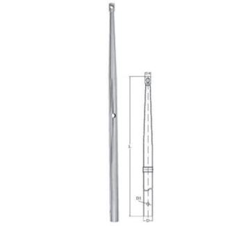 RELING - sloupec na lano 600 mm, průměr 25mm