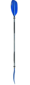 Dvojpádlo skládací hliníkové modré - 215/115 cm