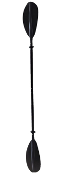 Hliníkové dvojpádlo 4 dílné redukovatelné- 220 cm