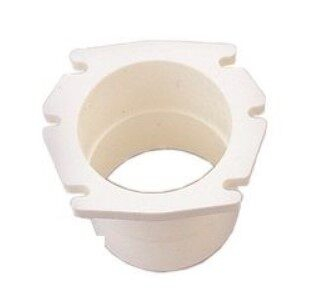 Adaptér k ventilační troubě 75 mm - bílý
