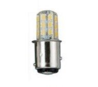 LED žárovka BAY15d 360°, 12V, 2W, 24 LED studená bílá