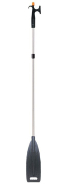 Teleskopické hliníkové pádlo s dvojitým lodním hákem 156-225 cm
