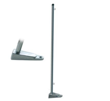 Nerezový držák vlajky 35 cm s nerezovou základnou