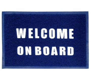 Lodní rohožka s nápisem "WELCOME ON BOARD" 400 x 600 mm