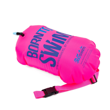 BornToSwim® Záchranný plavák, plavecká bójka 64 x 30 cm - růžová