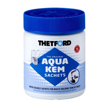 THETFORD AQUA KEM BLUE SACHETS pro odpadní nádrž 15 sáčků - 375 g