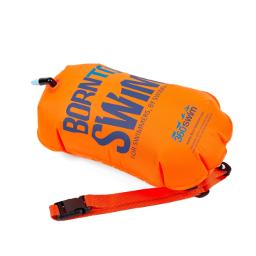 BornToSwim® Záchranný plavák, plavecká bójka 64 x 30 cm - oranžová