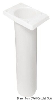UV stabilizovaný držák udice bílý 230mm, kolmý