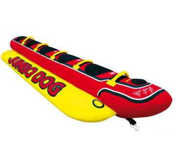 AIRHEAD JUMBO DOG HD-5 nafukovací banán - 5 osob