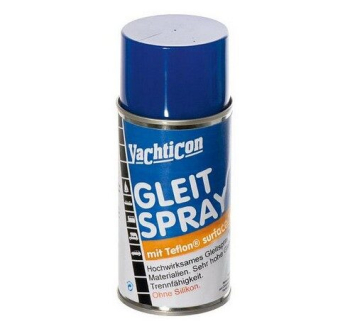 YACHTICON GLEIT SPRAY - lubrikační mazací spray s teflonem pro zipy, patentky, pohyblivé díly, elektroniku - 400 ml