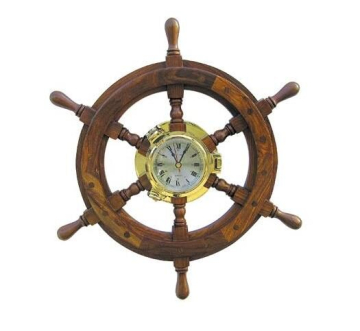 Hodiny - lodní kormidlo Φ 14 / 45 cm