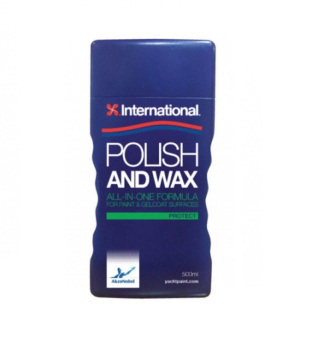 INTERNATIONAL POLISH &amp; WAX lesk před gelcoatem, 500 ml