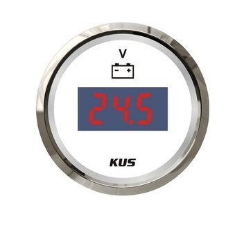 KUS voltmetr digitální - bílý