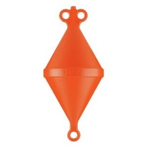 Kotvící bóje oranžová 22 x 49 cm