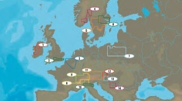 Mapa: 2, Vnitrozemí Francie