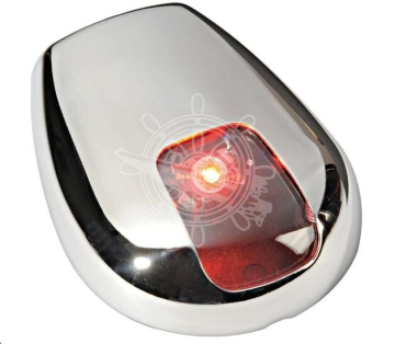 SEA-DOG LED navigační světlo s nerez vertikální montáž - levobok