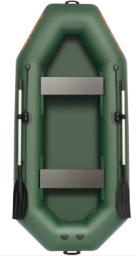 KOLIBRI K-260 TA nafukovací člun s vysokotlakou Air-Deck podlahou + držák motoru - zelený