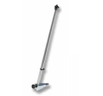 Nerezový stožár pro vlajku pro montáž na palubu - 40 cm