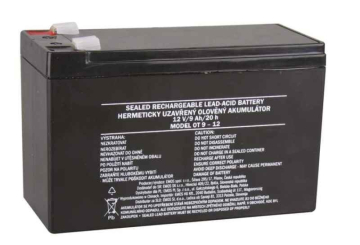 Olověný nabíjecí akumulátor 12V / 9AH faston 6,3mm