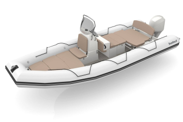 Bombard Sunrider 700 NEO nafukovací člun sv. šedý / pebble