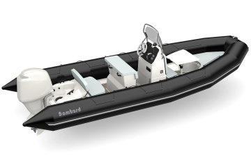 Bombard Sunrider 650 Strongan nafukovací člun černý / světle šedý