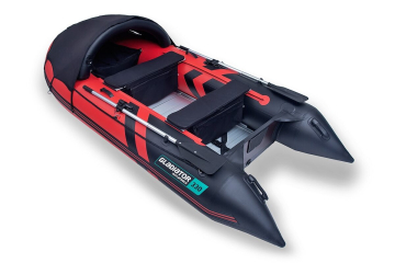 Gladiator Active C330 AL nafukovací člun s hliníkovou podlahou - červeno-černý