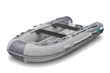 Gladiator Rib 380 AL nafukovací člun s hliníkovou podlahou - šedý