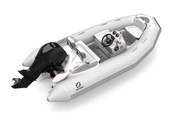 Zodiac Yachtline 360 ​​DL Strongan nafukovací člun - světle šedý