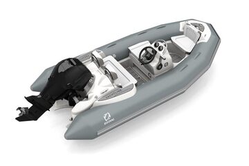 Zodiac Yachtline 360 ​​DL Strongan nafukovací člun - šedý