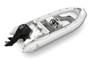 Zodiac Yachtline 440 DL Strongan nafukovací člun - světle šedý