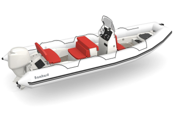 Bombard Sunrider 700 NEO nafukovací člun sv. šedý / fire