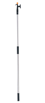 Teleskopický lodní hák z eloxovaného hliníka čierny 118–196 cm, Ø 30mm