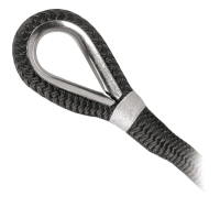 OSCULATI Polyesterové kotevní lano s okem černé, 14 mm x 9m