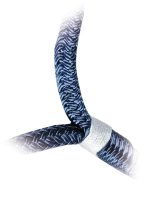 OSCULATI polyesterové vyvazovací lano s okem 14 mm x 9m, modré