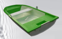 AQUA SYBB Pramica HCS-03 s jednou levičkou - 300x130x55cm