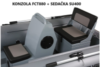 QUICKSILVER 380 ALU Rib s pevnou podlahou bílý