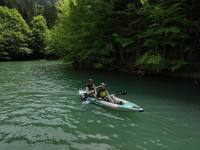 Aqua Marina Caliber 398 x 98 cm nafukovací rybářský kajak pro 1-2 osoby