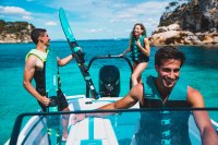 Jobe Allegre 67" Combo Waterskis Red - combo vodní lyže