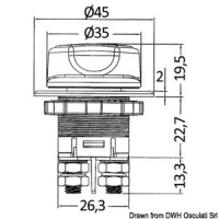 Kompaktní spínač baterie 32 V DC 100 A