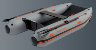 Katamarán Kolibri KM-300CM, tmavě šedý, Air-deck podlaha