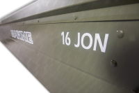 MARINE JON16 green hliníková pramice - 4,90m, 147kg